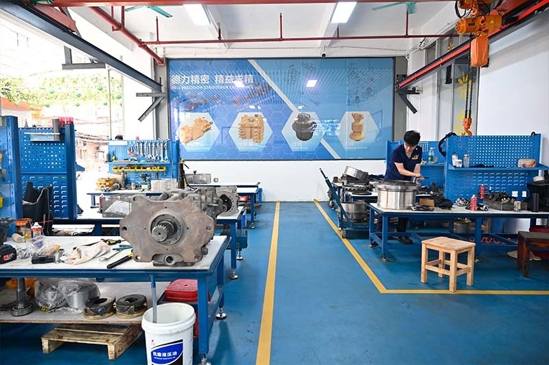 Guangzhou Tieqi Construction Machinery Co., Ltd. linha de produção do fabricante