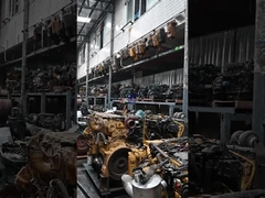 Motor Isuzu 4JG1 durável, quatro ciclos, motor refrigerado a água