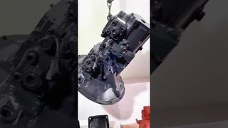 cada etapa da bomba hidráulica Komatsu PC360-7 é transparente? #komatsu #bombashidráulicas