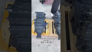 【Fotografagem no local de remessa de bombas hidráulicas Komatsu PC1250-8 de 2 unidades?】#hydraulicpump #PC1250-8