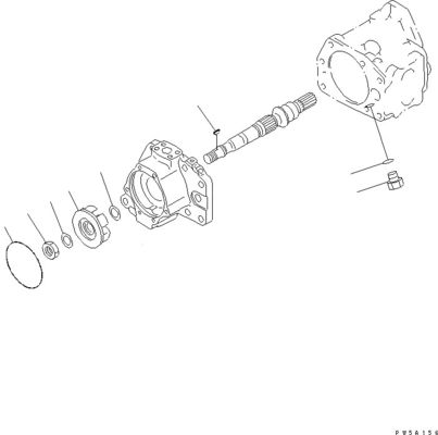 708-1L-00300 R7081L00300 708-1L-01310 708-1L-04010 For Komatsu bulldozer D275AX-5 Hydraulic WORK EQUIPMENT PUMP Original