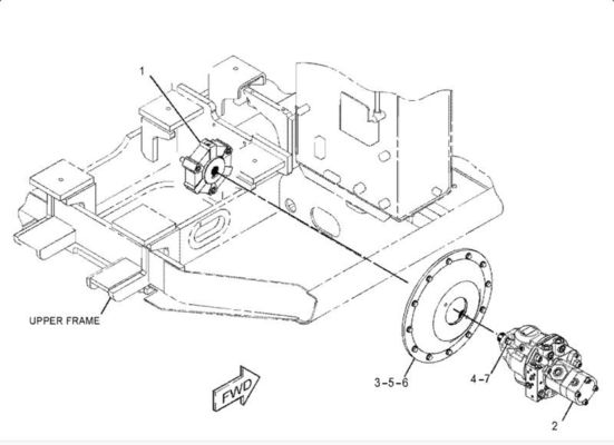 Rexroth AP2D25 Excavadora Bomba Hidráulica 341-7666 Para TQE304.5 305C 306