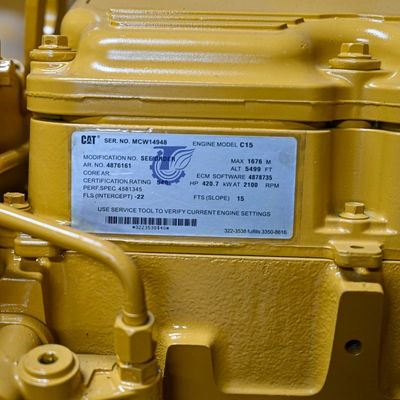 Motor de escavadeira industrial cor amarela durável para TQ C15