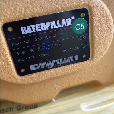 CAT307E Excavadora bomba hidráulica principal 358-5004 3585004 Nova condição usada engrenagem bomba de pistão indústrias de retalho Caterpillar