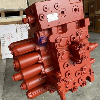 31N6-10110 KPM KMX15RA Para Hyundai R215-7 Montagem de válvula de controlo hidráulica vermelha