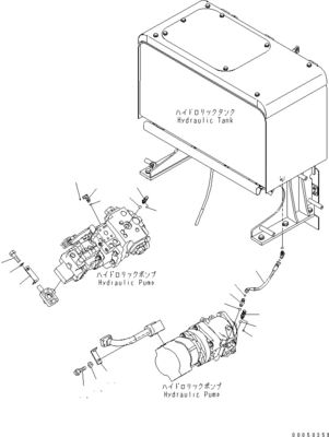 708-1L-00710 708-1L-01710 708-1L-04230 Para carregador Komatsu Wa450-6 Wa470-6 Wa480-6 Bomba de pistão principal hidráulica