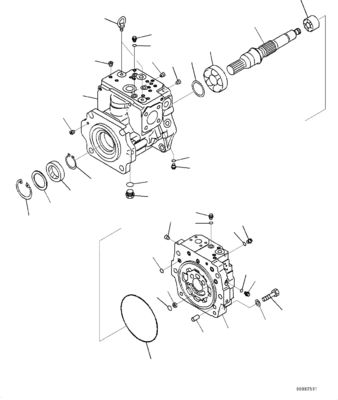 708-1g-00060 708-1g-01060 708-1g-04310 Para Komatsu Wa470-6 Wa480-6 Pisto hidráulico Pombo de carregamento principal Original