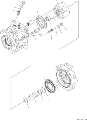 708-1W-00961 708-1W-01850 708-1W-00010 Para a Komatsu WA450-6 WA470-6 WA480-6 Bomba de direcção a pistão hidráulica