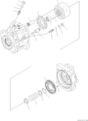 708-1U-00171 708-1U-00150 708-1U-00151 Para Komatsu WA380-6 WA430-6 Bomba hidráulica Bomba de direção