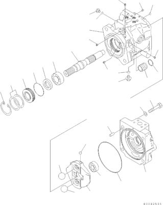 708-1U-00171 708-1U-00150 708-1U-00151 Para Komatsu WA380-6 WA430-6 Bomba hidráulica Bomba de direção
