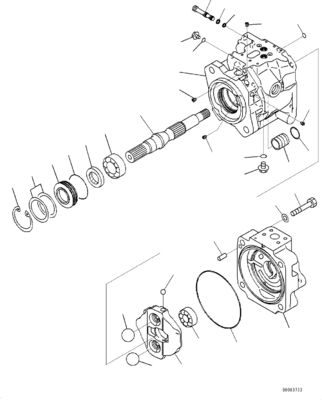 708-1U-00120 708-1U-00140 708-1U-00170 Para Komatsu WA380-6 WA430-6 Bomba hidráulica Bomba de direção