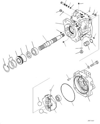 708-1U-00120 708-1U-00140 708-1U-00170 Para Komatsu WA380-6 WA430-6 Bomba hidráulica Bomba de direção
