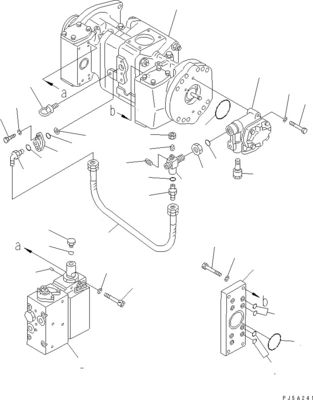 708-2L-00960 708-2L-00961 708-2L-05420 Para Komatsu WA700-3 Bomba Hidráulica Bomba de carregamento original Alta qualidade