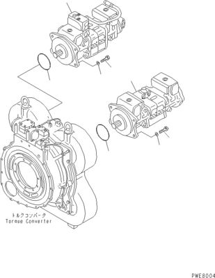 708-2L-00960 708-2L-00961 708-2L-05420 Para Komatsu WA700-3 Bomba Hidráulica Bomba de carregamento original Alta qualidade