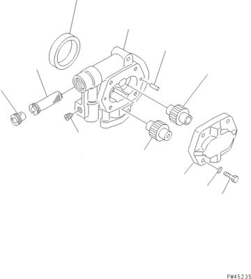 708-2L-00960 708-2L-00961 708-2L-05420 Para Komatsu WA700-3 Bomba Hidráulica Bomba de carregamento original Alta qualidade