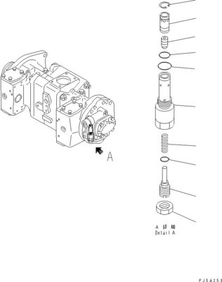 708-2L-00960 708-2L-00961 708-2L-05420 Para Komatsu WA700-3 Bomba Hidráulica Bomba de carregamento original Alta qualidade