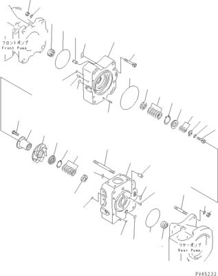 708-45-10204 708-4L-00910 708-45-11204 Para Komatsu WA700-3 WA800-3 Bomba hidráulica BOMPA DE CONVERSÃO Original Alta qualidade