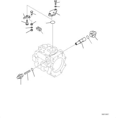 708-1W-90600 R7081W90600 708-1W-04222 708-1W-01632 Para Komatsu D475A-5EO Refrigeração hidráulica