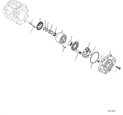 708-1W-90600 R7081W90600 708-1W-04222 708-1W-01632 Para Komatsu D475A-5EO Refrigeração hidráulica