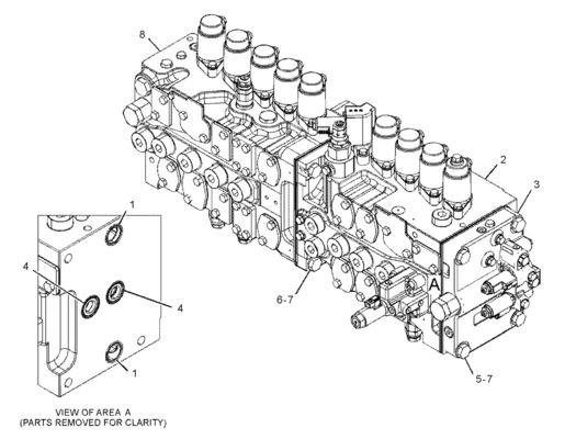 CAT 455-2663 424-937 Válvula de controlo principal 349E 349F 352 Máquinas de construção e demolição