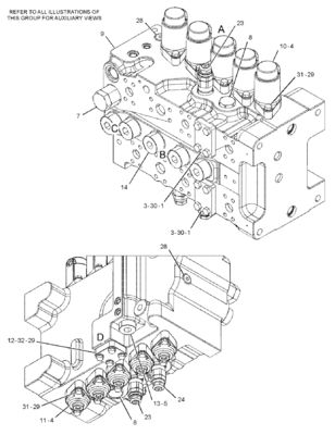 CAT 455-2663 424-937 Válvula de controlo principal 349E 349F 352 Máquinas de construção e demolição