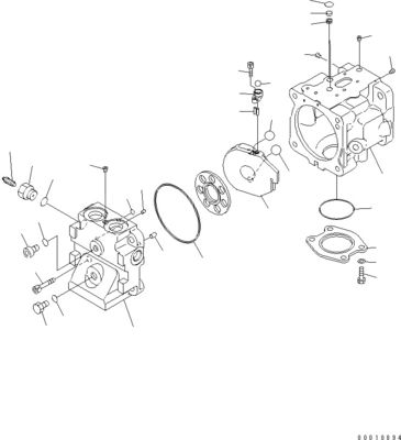 708-1W-00600 708-1S-00910 R7081S00910 R7081W00600 Para Komatsu D475A-5 Bulldozer bomba de ventoinha hidráulica bomba de pistão original