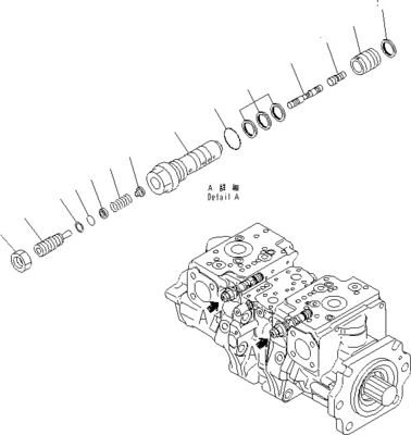 708-2G-00800 708-2G-00801 708-2G-01081 Para carregador Komatsu WA600-6 Bomba hidráulica Bomba de pistão Bomba principal Alta qualidade