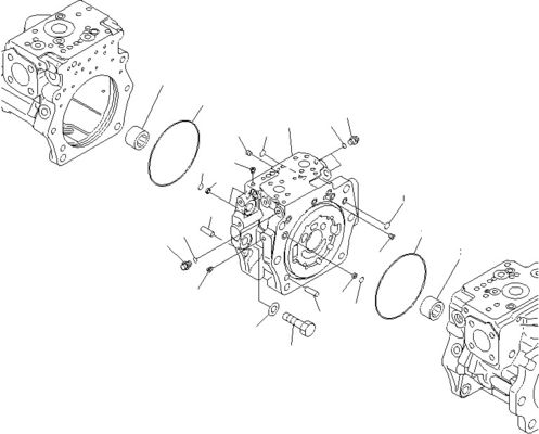 708-2G-00800 708-2G-00801 708-2G-01081 Para carregador Komatsu WA600-6 Bomba hidráulica Bomba de pistão Bomba principal Alta qualidade