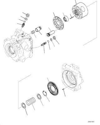 708-1W-02260 708-1W-02270 708-1W-00450 708-1W-00460 Para camião Komatsu HM400-3