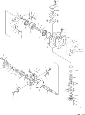 708-2L-00950 708-25-02044 708-2L-00951 708-2L-05420 Para Komatsu WA800-3 WA900-3 BUMPA HIDRAULICA DE CARREGADOR BUMPA MAIN