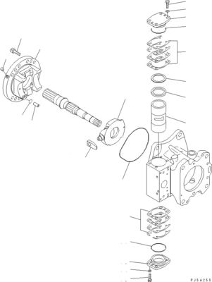 708-4L-00910 708-45-10204 708-4L-00911 Para Komatsu WA800-3 WA900-3 BUMPA DE CONJUNTADOR HIDRAULICO BUMPA MAIN Alta qualidade