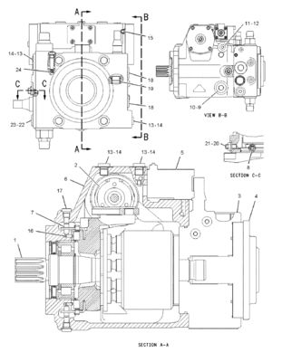 222-1214 2221214 20R3310 Para CAT Track D6N PUMPA GP-PISTON hidráulica PUMPA MAIN mercado de reposição de alta qualidade original