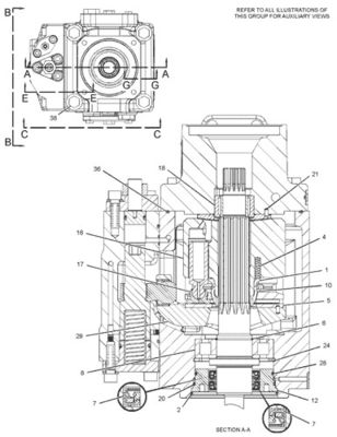 292-8767 10R7401 CA2928767 Para CAT LOADER 950H 962H IT62H BUMPA GP-PISTON BUMPA MAIN hidráulica mercado de retalho Alta qualidade