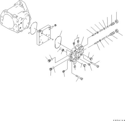 708-1L-00340 708-1L-01340 708-1L-04010 Para a extintora Komatsu D275A-5D EQUIPAMENTO DE TRABALHO HIDRAULICO BUMPA BUMPA MAIN Original