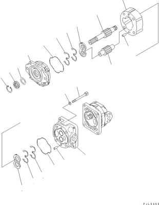 705-52-30920 705-14-34540 Para Bulldozer Komatsu D275A-5D D275AX-5 D275A-5R Bomba hidráulica Bomba de pistão