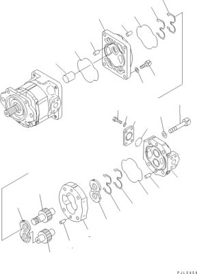 705-52-30920 705-14-34540 Para Bulldozer Komatsu D275A-5D D275AX-5 D275A-5R Bomba hidráulica Bomba de pistão