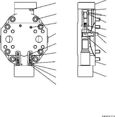 417-18-31201 417-18-31202 417-18-31203 Para a Komatsu RODELLOADER WA200-5 WA200PT-5 Motor hidráulico HST BUMPA