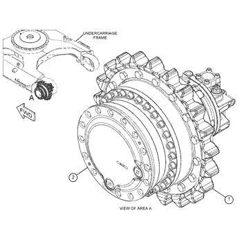 527-7077 511-6008 511-6009 Para excavadora CAT 318F 320GC 323GC 325F Montaria de viagem