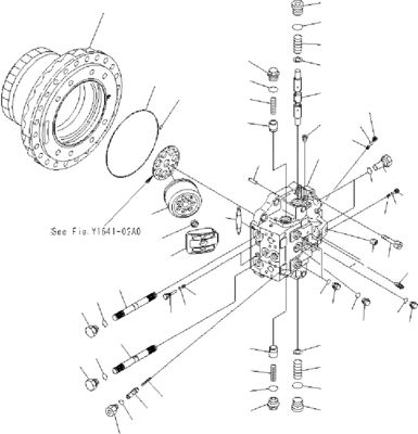 706-8J-01012 706-8J-01011 Para Komatsu PC400-7 450-7 450-8 Excavadora de viagem de montagem Final Drive Motor de viagem original