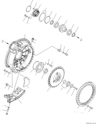 17M-27-00360 17M-27-00510 17M-27-00271 Para Bulldozer Komatsu D275A-5D Reboque de montagem Final Drive Motor de viagem Original