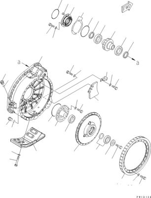 17M-27-00360 17M-27-00510 17M-27-00271 Para Bulldozer Komatsu D275A-5D Reboque de montagem Final Drive Motor de viagem Original