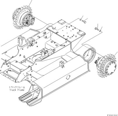 11Y-27-30201 11Y-27-30200 Para Bulldozer Komatsu D39EX-22 D39PX-22 Final Drive Motor de viagem