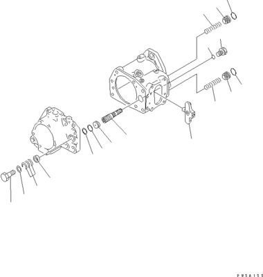 708-1L-00330 708-1L-04110 708-7L-04113 RM7081L00330 Para bulldozer Komatsu D61EX-12A-W D61PX-12A-W