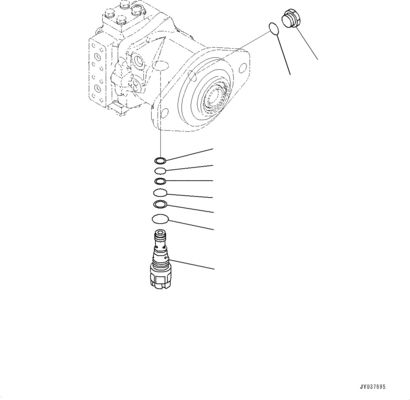 708-7F-00040 708-7F-11130 708-7L-04170 Para Komatsu D85PX-15R D85PX-15EO D85PX-15 D85EX-15EO Bulldozer HSS HIDRAULICA PUMPA Original
