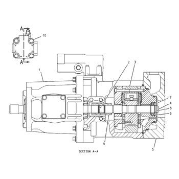 1200140 CA1200140 120-0140 Para o CAT 928G 928H 928HZ IT28G Carregador de rodas Bomba principal hidráulica Bomba de pistão Bomba ASSY Bomba GP-PISTÃO mercado de retalho Alta qualidade Original