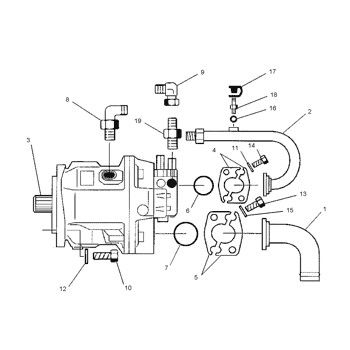 1342947 134-2947 CA1342947 10R0857 Para CAT TH103 Telehandler bomba hidráulica principal bomba de pistão bomba ASSY bomba GP-PISTON mercado pós-venda de alta qualidade original