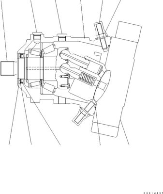 419-18-41200 419-18-31201 419-18-41201 Para a Komatsu WA320-6 WA320PZ-6 WA320PT-5L CARRADORAS DE RODAS MOTOR HISTÓRICO HIDRAULICO de viagem