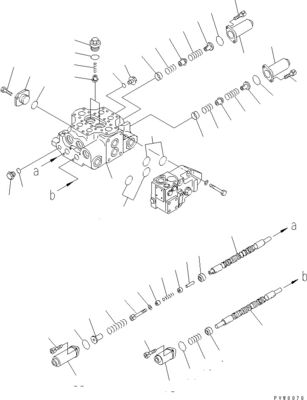 700-92-39000 709-93-12700 419-62-31911 709-94-12700 Para a Komatsu WA320-6 WA320-5L CARRADORAS DE ROLAS válvulas de comando hidráulico máquinas de construção peças de reposição de alta qualidade original