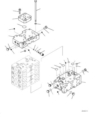 723-42-13700 723-44-13700 723-46-00931 Para Komatsu WA500-7 CARRADORAS DE ROLAS válvulas de comando hidráulico máquinas de construção peças de reposição de alta qualidade original