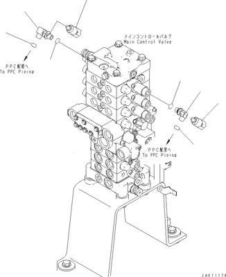 723-21-04200 7232104200 723-29-50601 723-29-50600 Para Komatsu PC78MR-6 PC78US-6 PC78UU-6 PARTES DE EXCAVATORAS VALVA DE CONTROLO Principal Hidráulica mercado de retalho Original